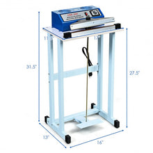 Load image into Gallery viewer, 110V 12" Foot Pedal Impulse Sealer Machine with Cutter