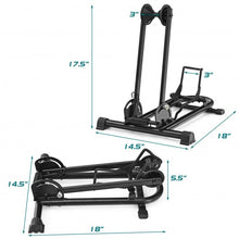Load image into Gallery viewer, Foldable Bike Floor Parking Rack Home Garage Storage Stand Fit 20"-29"