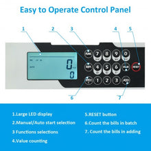 Load image into Gallery viewer, Counting Money Counter Machine with UV/MG/IR/DD