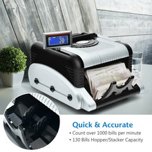 Load image into Gallery viewer, Money Counter 3 Displays Cash Counting Machine with Counterfeit Detection