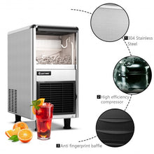 Load image into Gallery viewer, Freestanding Stainless Steel Commercial Ice Maker