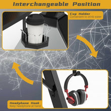 Load image into Gallery viewer, Gaming Desk PC Computer Table with RGB Lights