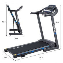 Load image into Gallery viewer, 2.25HP Folding Treadmill Electric Motorized Power Running Fitness Machine