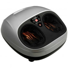 Load image into Gallery viewer, Shiatsu Foot Massager with Heat Kneading Rolling Scraping Air Compression-Silver