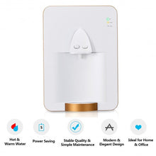 Load image into Gallery viewer, Wall-mounted Electric Tank Water Dispenser with Removable Drip Tray