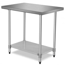 Load image into Gallery viewer, 24" x 36" Stainless Steel Commercial Kitchen Food Prep Table