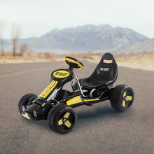 Load image into Gallery viewer, Go Kart Kids Ride Car Pedal Powered Car 4 Wheel Racer Toy Stealth Outdoor-Black