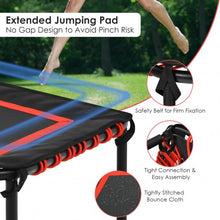Load image into Gallery viewer, 50" Hexagonal Fitness Trampoline Exercise Rebounder with Pad-Red