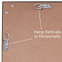 Load image into Gallery viewer, Stainless Steel Frame Floating Glass Rectangular Wall Mirror-36"