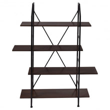 Load image into Gallery viewer, 4 Layers Wooden Storage Bookshelf Home Office Furniture