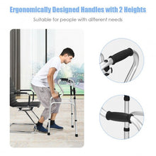 Load image into Gallery viewer, One-Button Folding Aluminum Walking Frame Walker