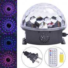 Load image into Gallery viewer, LED RGB MP3 Crystal Magic Ball Stage Lighting