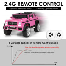 Load image into Gallery viewer, 12V Licensed Mercedes-Benz Kids Ride On Car-Pink