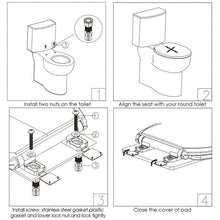 Load image into Gallery viewer, Toddlers & Adult Round Toilet Seat with Built-in Potty