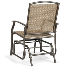 Load image into Gallery viewer, Steel Frame Garden Swing Single Glider Chair Rocking Seating