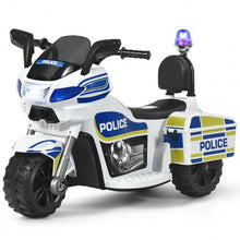 Load image into Gallery viewer, 6V 3-Wheel Kids Police Ride On Car