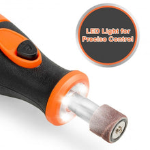 Load image into Gallery viewer, 8V Lithium-Ion Cordless Rotary Tool Kit 5 Speed with Light