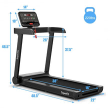 Load image into Gallery viewer, 2.25HP Electric Treadmill Running Machine with App Control