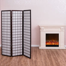 Load image into Gallery viewer, 3 Panel Wood Folding Privacy Room Divider-Cherry