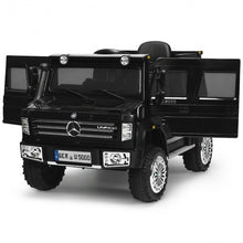 Load image into Gallery viewer, 12V Off Road Mercedes-Benz Unimog Ride On Car-Black