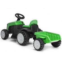 Load image into Gallery viewer, 6V Electric Kids Ride On Tractor 6 Wheels Car Toy with Trailer-Green