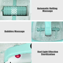 Load image into Gallery viewer, Portable Electric Automatic Roller Foot Bath Massager-Green