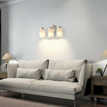 Load image into Gallery viewer, Modern 3-Light Glass Wall Lamp