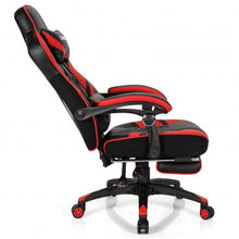Load image into Gallery viewer, Adjustable Gaming Chair with Footrest for Home Office-Red