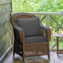 Load image into Gallery viewer, Deep Seat Chair Cushion Pads Set with Rope Belts for Indoor and Outdoor-Gray