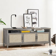 Load image into Gallery viewer, Storage TV Stand Entertainment Media Center for TV's up to 65"-Gray