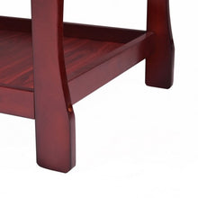 Load image into Gallery viewer, Sleigh Style Baby Changing Table Nursery Diaper Station-Cherry