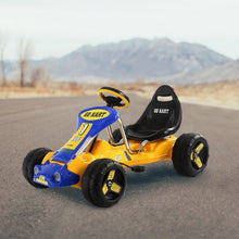 Load image into Gallery viewer, Go Kart Kids Ride Car Pedal Powered Car 4 Wheel Racer Toy Stealth Outdoor-Yellow