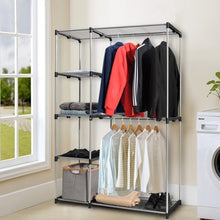 Load image into Gallery viewer, Portable Closet Organizer Garment Rack