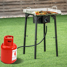 Load image into Gallery viewer, 100 000-BTU Portable Propane Outdoor Camp Stove with Adjustable Legs