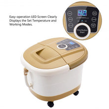 Load image into Gallery viewer, Portable Spa Bath Foot Massager with LED Display