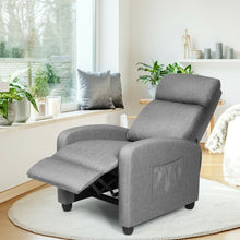 Load image into Gallery viewer, PU Leather Massage Recliner Chair with Footrest-Gray