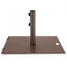 Load image into Gallery viewer, Portable 50 lbs Umbrella Base Stand with Handle and Wheels for Patio Square