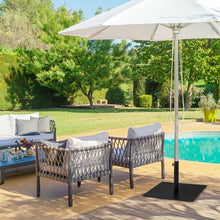 Load image into Gallery viewer, 40 lbs Square Umbrella Base Stand with for Backyard Patio