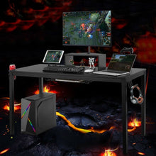 Load image into Gallery viewer, 55" Ergonomic Gaming Desk w/ Monitor Shelf