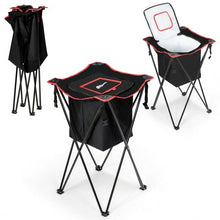 Load image into Gallery viewer, Portable Tub Cooler with Folding Stand and Carry Bag-Black