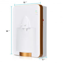 Load image into Gallery viewer, Wall-mounted Electric Tank Water Dispenser with Removable Drip Tray