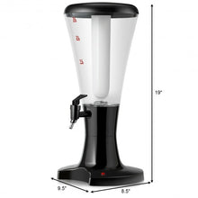 Load image into Gallery viewer, 3L Draft Beer Tower Dispenser with LED Lights
