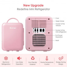 Load image into Gallery viewer, 4 Liter Mini Cooler Warmer Fridge Portable-Pink
