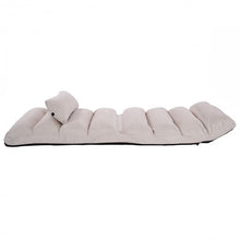 Load image into Gallery viewer, Folding Lazy Sofa Chair Stylish Sofa Couch Beds Lounge Chair W/Pillow-White