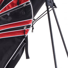 Load image into Gallery viewer, Golf Stand Cart Bag with 6-Way Divider Carry Pockets-Red