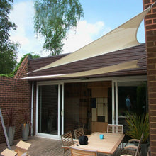 Load image into Gallery viewer, 11.8' /16.4' Triangle Sun Shade Sail UV Top Outdoor Canopy Patio Lawn Cover Pool