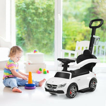 Load image into Gallery viewer, 3-in-1 Mercedes Benz Ride-on Toddler Sliding Car-White