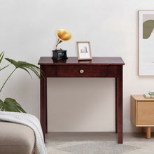 Load image into Gallery viewer, Small Space Console Table with Drawer for Living Room Bathroom Hallway-Espresso