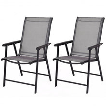 Load image into Gallery viewer, Set of 2 Outdoor Patio Folding Chairs