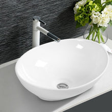 Load image into Gallery viewer, Oval Bathroom Basin Ceramic Vessel Sink